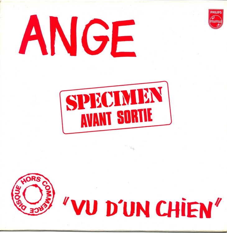 ANGE - Vu d'un chien  Hors Commerce - LP